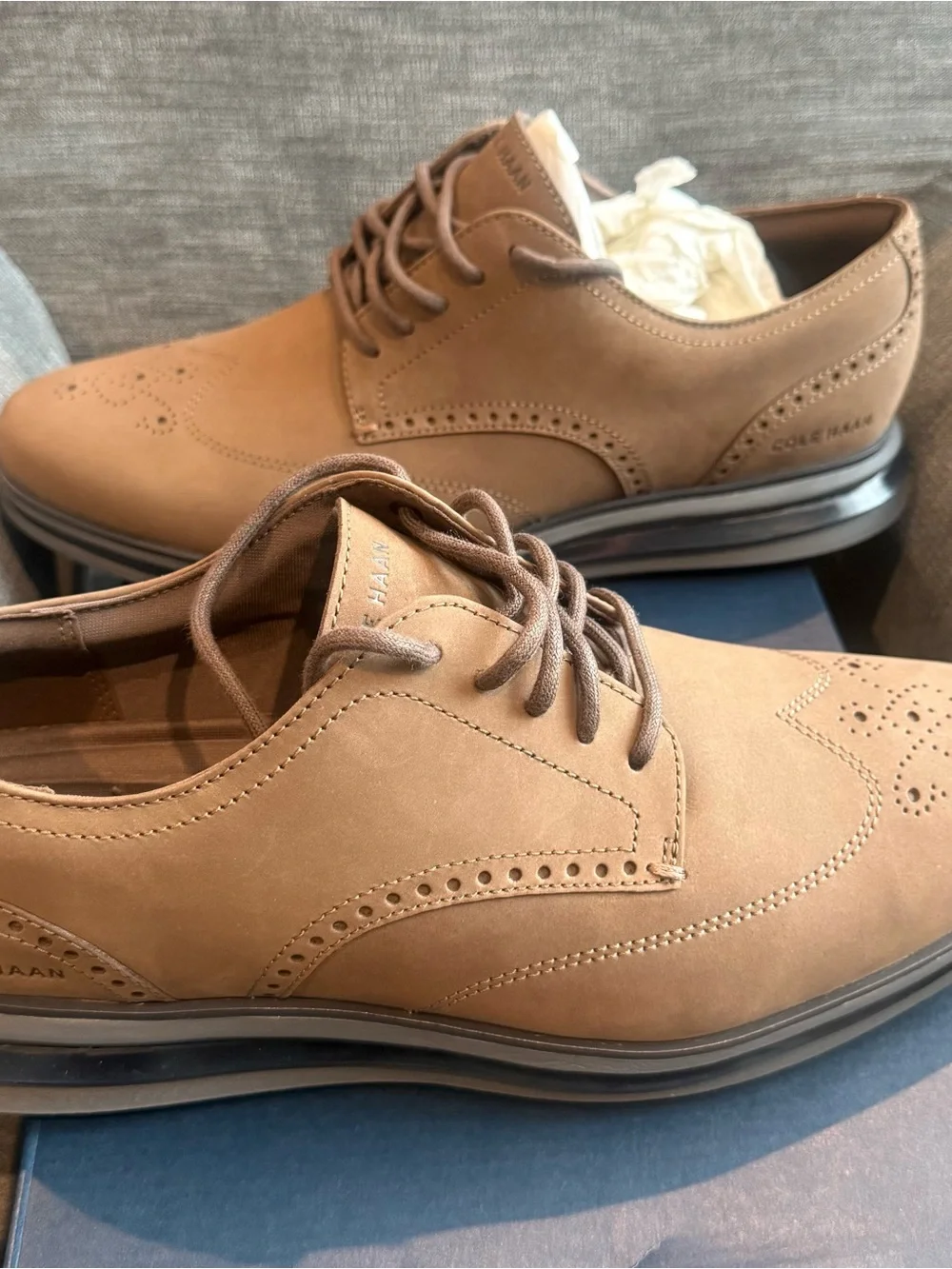 COLE HAAN OG ENERGY ONE Color Truffle Nubuck Men’s Shoes Size 11 Grand 360🔥